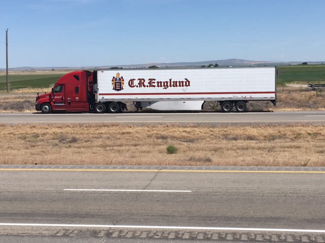 Huge truck saying England on the side